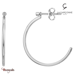 Boucles d'oreilles La Garçonne Diamant La Garçonne Diamant argent 20400025
