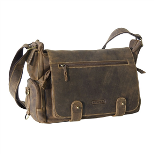 Besace Gibecière Kaszer collection Wyoming en cuir de vachette pleine fleur brut