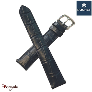 Bracelet de montre Rochet , Brooklyn de couleur : marine, 20 mm