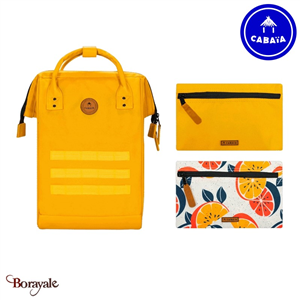 Sac à dos medium Cabaïa Adventurer Marrakech en Polyester recyclé