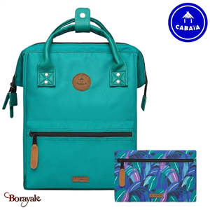 Sac à dos medium Cabaïa Adventurer Kampala en Polyester Tressé