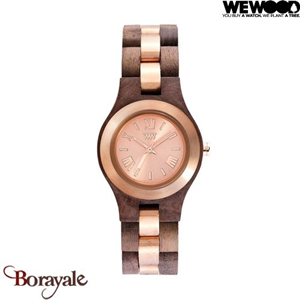 Montre en bois WEWOOD CRISS ME Rough Rose 70233-727