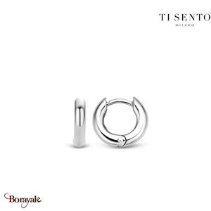 Boucles d'oreilles TI Sento créoles femme 7210SI