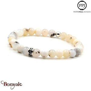 Opale Nature: Bracelet Pierres fines 6 mm PPJ Taille M