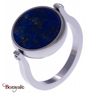 Bague lapis et onyx, Collection: Recto-Verso YOLA Taille 54