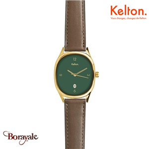 Montre KELTON Colorama laiton menthe choco quartz Femme 9125042