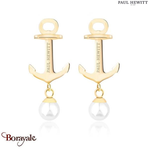 Boucles d'oreilles PAUL HEWITT collection Anchor PH-ER-ND-G-P