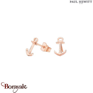Boucles d'oreilles Paul Hewitt Northen delight acier plaqué or rose PH-ER-ND-R