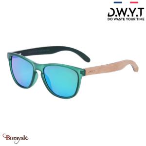 Lunette de soleil Bois de skateboard (érable), Collection: Limbo DWYT Vert