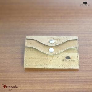 Porte clés et carte MONTADO en liège naturel, made in Portugal Femme 56110