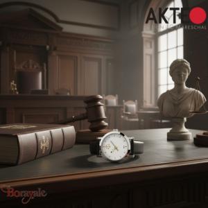 Montre AKTEO Profession Justice 42 mm argent ronde PJu04