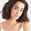 Collier Ania Haie Chain réaction argent 925° plaqué rhodium de haute qualité N02