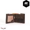 Portefeuille Bear Design en Cuir de vachette brut Brut Collection : brut