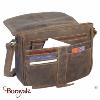 Sac bandoulière kaszer collection wyoming en cuir de vachette pleine fleur brut
