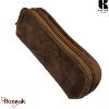 Trousse - Etui à lunette KASZER collection Oregon Marron naturel 582104-C6