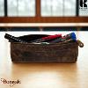 Trousse d'écolier KASZER collection Oregon Marron naturel 540204-C6