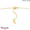 Collier Ania Haie Luxe Minimalism plaqué or 14 carats sur argent N024-02G