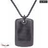 Collier Acier inoxydable noirci, Collection: homme APOLLON