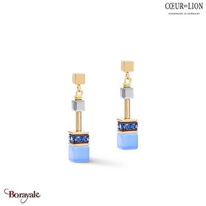 Nuance: 0716, Boucles d'oreilles Géo cubes par Cœur de Lion