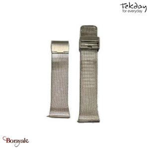 Bracelet TEKDAY Interchangeable Acier milanais argent