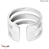 Bague Pierre Lannier Ariane acier argenté sans nickel BJ07A3103