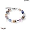 Nuance: 0740, Bracelet Géo cubes par Cœur de Lion