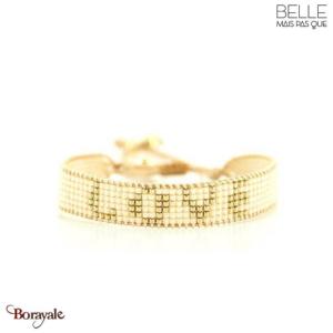 Bracelet -Belle mais pas que- collection Douceur amande B-1888-DOUC