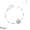 Bracelet LUNELIA Pierre Lannier BJ30A1111 acier poli de couleur argent