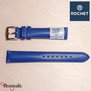 Bracelet de montre Rochet , New York de couleur : bleu, 16 mm