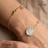 Bracelet LUNELIA Pierre Lannier BJ30A1211 acier poli de couleur or