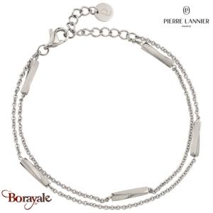 Bracelet ENTASIS Pierre Lannier BJ20A9101 acier poli de couleur argent