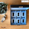 Coffret Friederich23, 6 montres, série Bond à fenêtre, noir