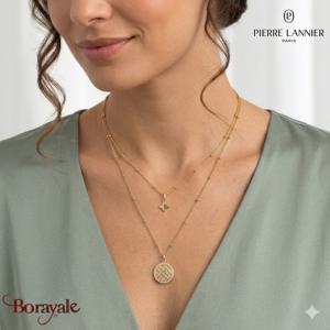 Collier LUNELIA Pierre Lannier BJ30A0211 acier poli de couleur or