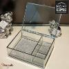 Coffret Home Edelweiss Transparence Décoration : Coffret Bijoux 3 Cases SD949