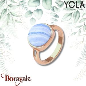 Bague Yola Nature Nature et élégance Acier plaqué IP rose IK-130-52