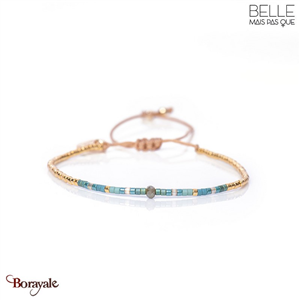 Bracelet -Belle mais pas que- collection Golden Pistachio B-1362-PISTA