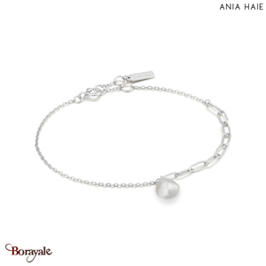 Pearl Of Widsom, Bracelet Argent plaqué rhodium  ANIA-HAIE B019-02H