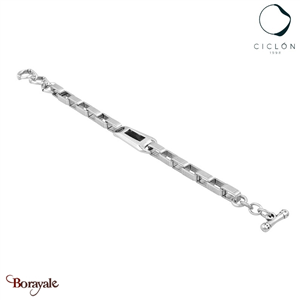 Bracelet Ciclon 1998 Esclava métal plaqué argent 925° CI231103-01-0