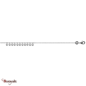 Argent 925° Bracelet Collection perles d'argent CN72158118