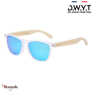 Lunette de soleil Bambou naturel, Collection: Limbo DWYT Transparent