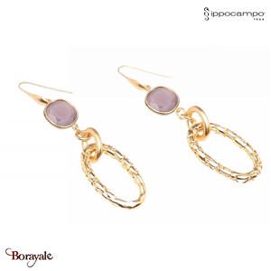 Boucles d'oreilles Ippocampo Legami  bronze plaqué or jaune IPLG21