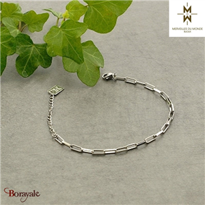 Bracelet en acier Merveilles du monde