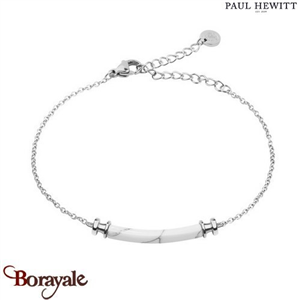 Bracelet Acier/Blanc  PAUL HEWITT Collection Starboard PH-B-WM-S