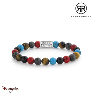 Bracelet Rebel & Rose Collection : Red Hot Summer Taille L RR-80083-S-L