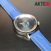 Montre AKTEO Art - Musique Microsillon 38 mm argent ronde AMu51