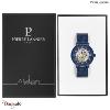 Montre PIERRE LANNIER Collection AUTOMATIQUE bleu milanais  Homme