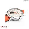 Montre PIERRE LANNIER Collection EOLIA argenté cuir Femme