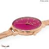 Montre PIERRE LANNIER Collection DELICE cadran fushia Bracelet milanais rose dor
