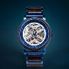 Montre WOODWATCH Automatic Heroic Neptune Rock Chacate Preto WW-HR-NR