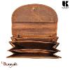 Porte monnaie et cartes KASZER collection Oregon Marron naturel 501504-MC6